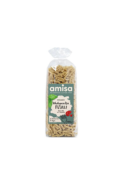 Amisa Fusilli din orez integral fara gluten bio 500 g