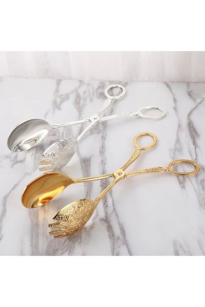 E.V.A. Home Decor Auden Salad Clip - Gold