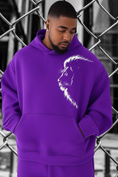 BENROMA Голяма блуза с лъвски принт