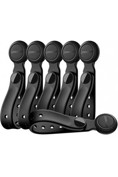 Joyroom Organizator Cabluri JR-ZS422, Magnetic, Set 6 Bucati, Negru