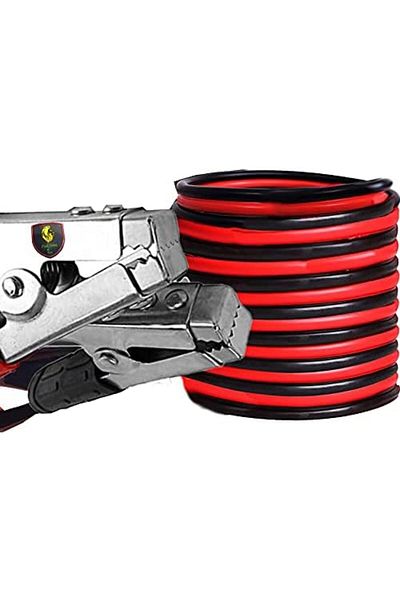 MACRO FLAK Sturdy Copper Cable Battery Jumper Alligator Clip Jew Start Long Jump Leads (1000AMP,5m,2