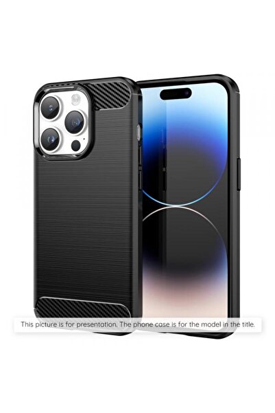 Techsuit Husa Carbon pentru Apple iPhone 17 Pro, Neagra