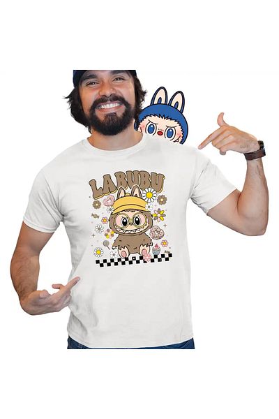 OEM Men's T-Shirt Labubu Nerd Power