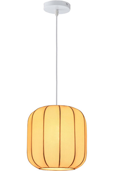 OEM Lampă suspendată cu abajur din poliester alb cu înălțime reglabilă, bec E...