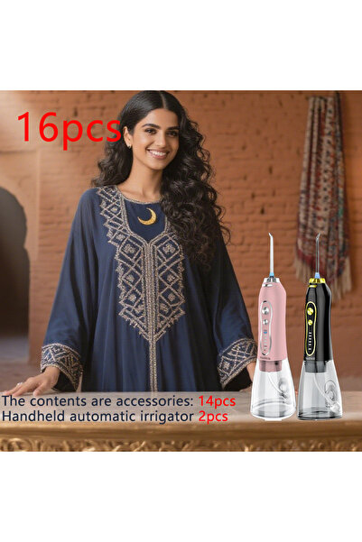 Youtrico 2 قطعة، مجموعة عائلية، جهاز تنظيف الأسنان بالماء، فرشاة أسنان، تنظيف...