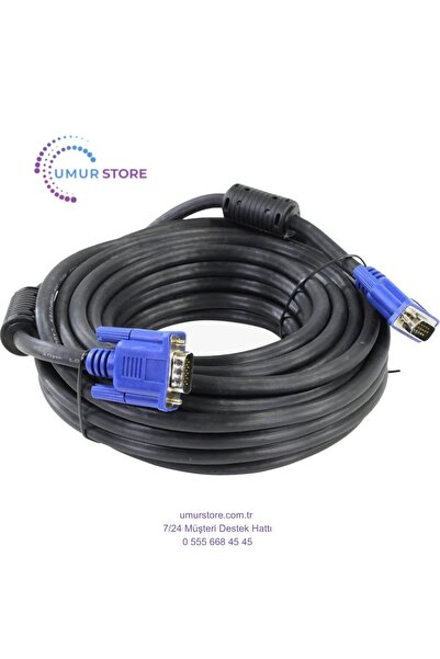 Herz كابل نقل الصور Ht-Vga15 بطول 15 مترًا، ذكر/ذكر، 15 دبوسًا، من نوع VGA