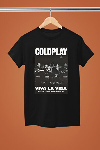 MAGORS TRIUC ROCK COLDPLAY BUMBAC IMPRIMAT CU MANE SCURTĂ REGULARĂ