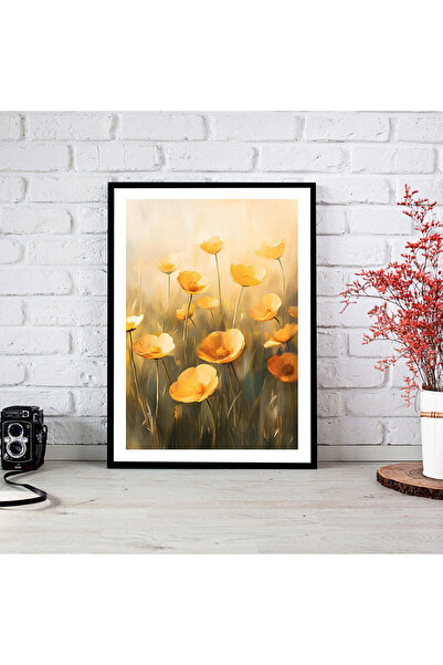 woodsia Tablou cu poster din lemn MDF cu aspect de cadru dintr-o bucată FWMD TEK0132