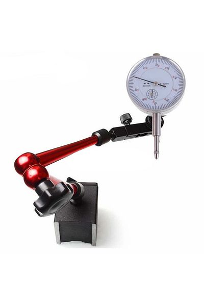 Choice6 0-10mm with stand Digital Dial Indicator 0-12.7mm/0.5'' 0-25.4mm 0.01mm Mini Magnetic Base Holder Ga