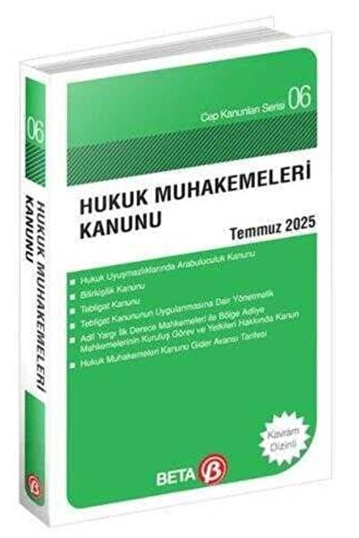 Beta Yayınevi Hukuk Muhakemeleri Kanunu Temmuz 2025