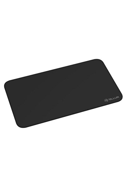 TELLUR Mousepad SmoothClick L, stitched edges, 700x400x3mm (Black)