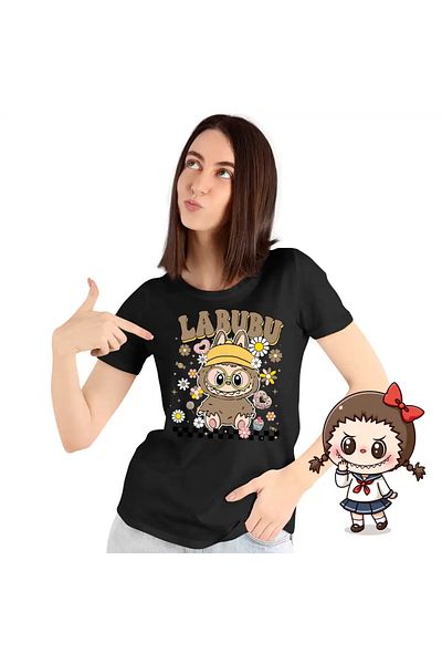 OEM Women's T-shirt Labubu Nerd Power