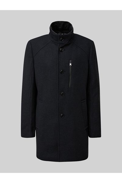 s.Oliver BLACK LABEL Men's wool blend coat, double-breasted