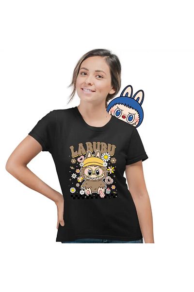 OEM Women's T-shirt Labubu Nerd Power
