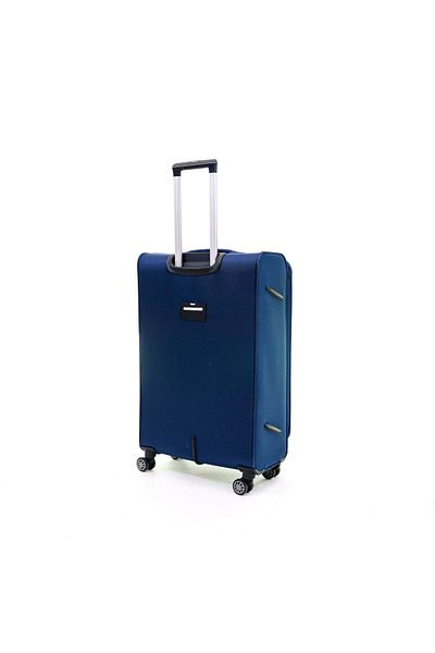 Ella Icon Petra Textile Trolley Navy Blue 79x46x30 cm