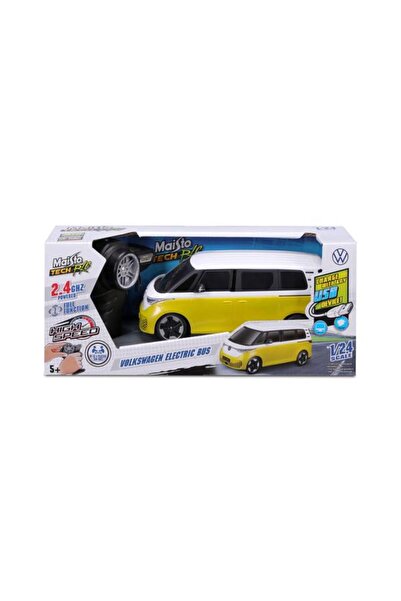 Maisto Autobuz electric Volkswagen cu telecomandă, scară 1:24 (galben)