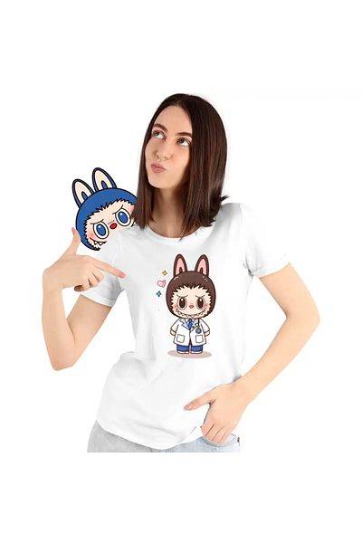 OEM Women's T-shirt Labubu Doctor