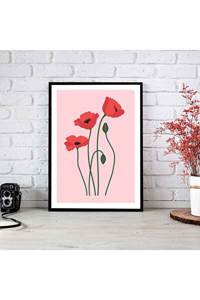 woodsia Tablou cu poster din lemn MDF cu aspect de cadru dintr-o singură buca...