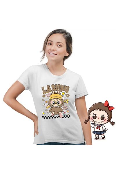 OEM Women's T-shirt Labubu Nerd Power