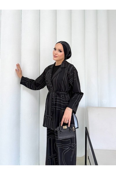 Melike Tatar Σετ με σχέδια με γραμμές 32-2386