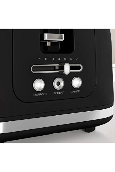 morphy richards Toaster Morphy Richards MUC-TSL2TB, 1800W, 4 slices, 7 browning levels (Black)