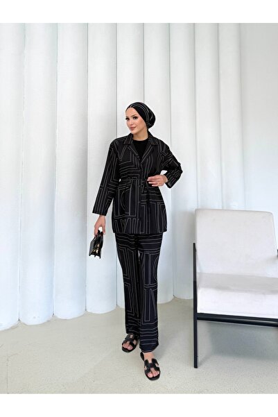 Melike Tatar Σετ με σχέδια με γραμμές 32-2386