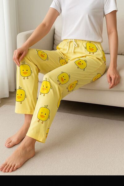 STELLAPİNK Kadın Pijama Tek Alt