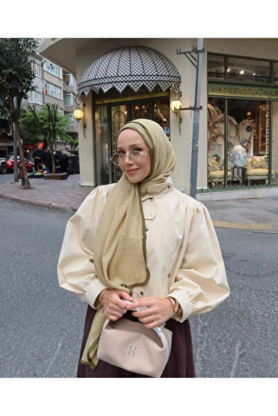 ARMANDA Feyza Hakyemez's Preference - Muslin Shawl - Soft Olive