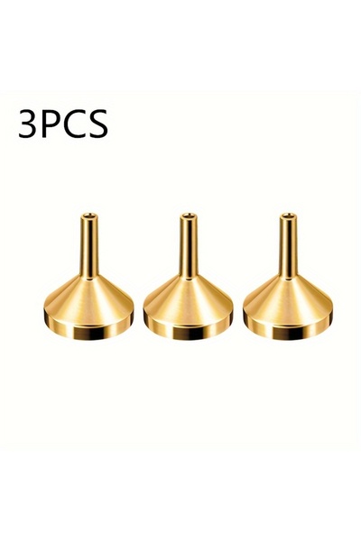 Choice5 قمع زجاجة عطر معدنية داكنة اللون قابلة لإعادة التعبئة، 1/3/5 قطع، زجا...