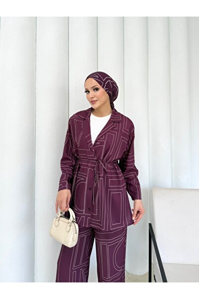 Melike Tatar Σετ με σχέδια με γραμμές 32-2386