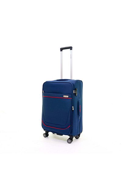 Ella Icon Petra Trolley Navy Blue Textile 69x41x28 cm