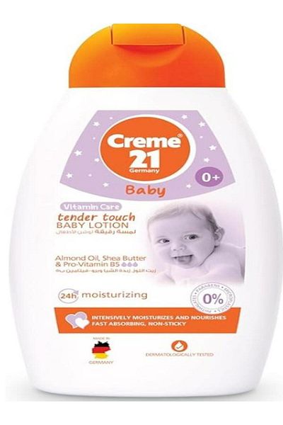 Creme 21 Tender Touch Baby Lotion - 250ml | Daily moisturization lotion for baby