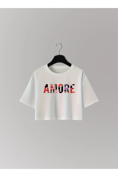 haha Γυναικείο μπλουζάκι με στάμπα Amore για γυναίκες