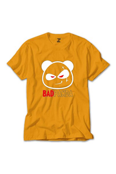CrowsGate Κίτρινο T-shirt Baby Bad Panda
