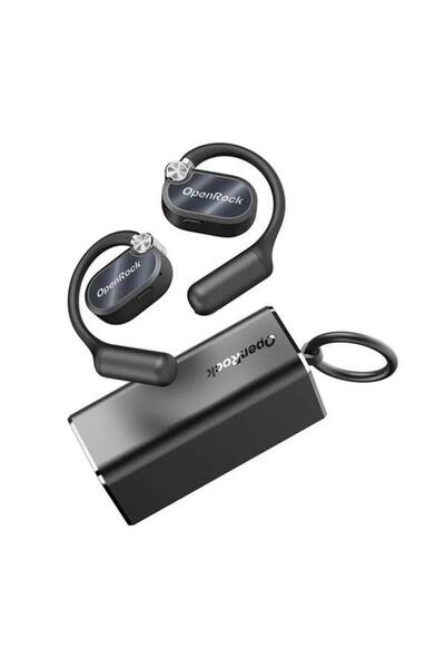 Oneodio Căști de alergare True Wireless OpenROck X, cu urechi deschise, Bluetooth 5.3, anulare a zgomotului prin inteligență artificială, Multi-P