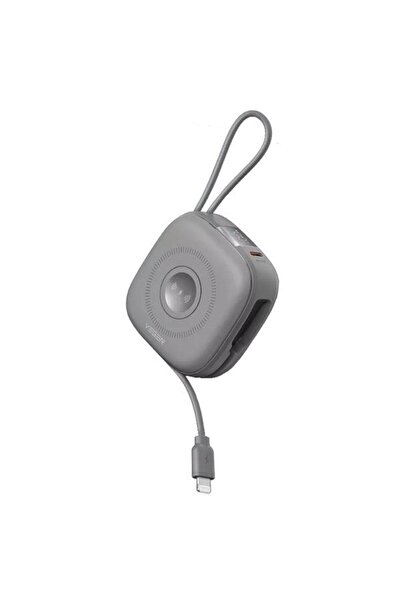 Veger Acumulator extern MagCore W1185MOO, 10000 mAh, 22.5 W, Wireless 15 W, Compatibil MagSafe (Gri)