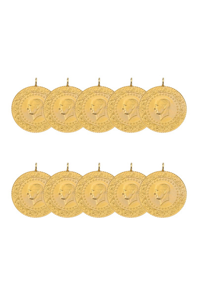 Darphane 10 Adet Eski Tarihli Çeyrek Altın