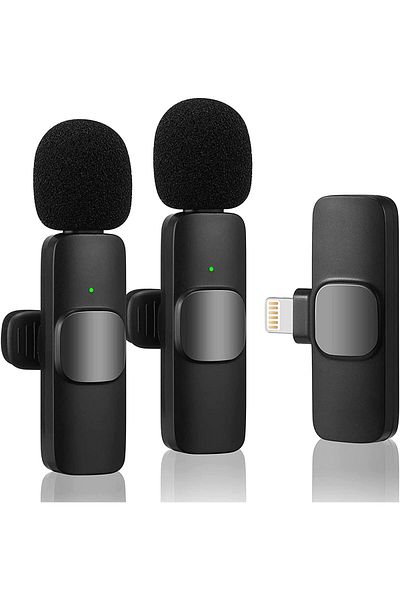 Generic K9 Wireless Collar Microphone Dual