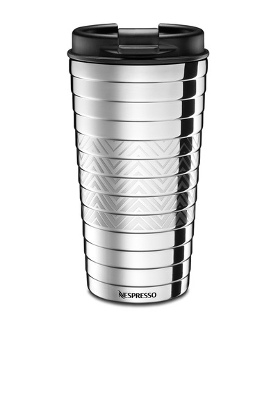 Nespresso Touch Travel Stainless Steel Thermos 345 Ml, Silver