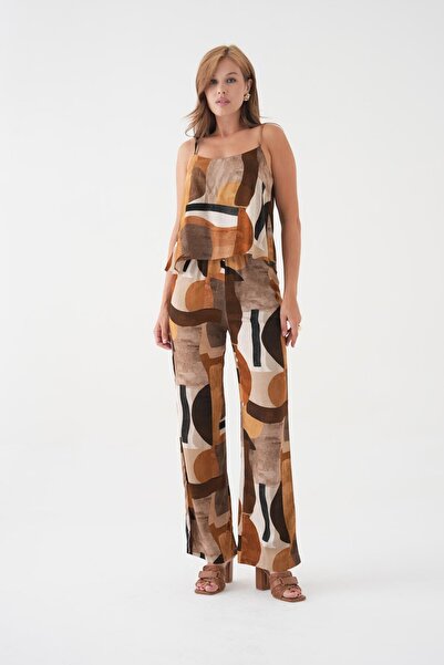 Yumey Patterned Gabardine Set of 2