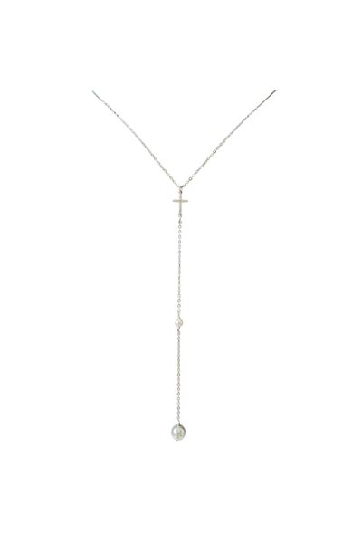 Abundo Faith silver chain, 45 cm