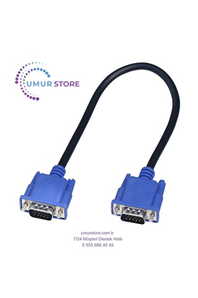 Herz Vga Cable 15 Pin Vga Male to Male Video Cable 50cm
