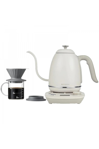 BUYDEEM Fierbator de apa si filtru cafea K821-OW/EU, 1000 W, 0.8 l, Temperatu...