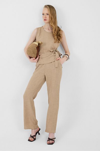 Rays Mink Cotton Side Tie Detailed Double Suit 8079A