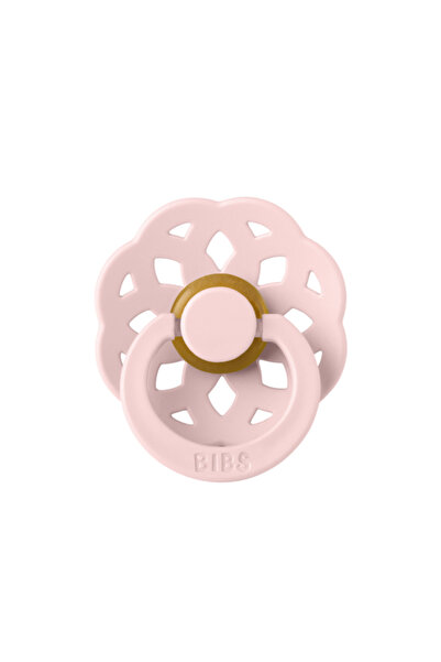Bibs Suzeta Boheme Latex Blossom, tetina rotunda, 6 luni +