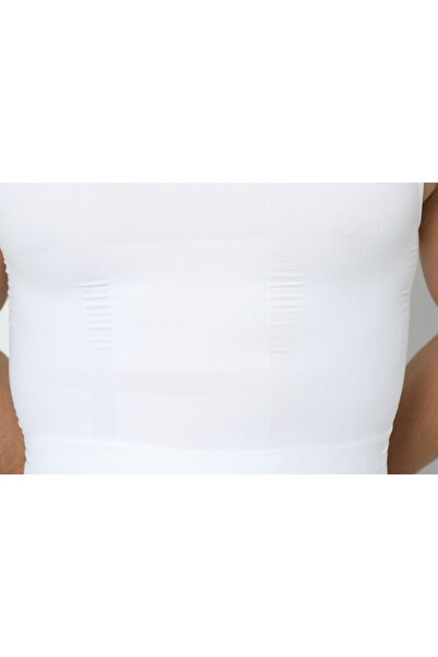 Craftique Form Angel Men's White Slim'N Lift Corset Body Shaping Underwear for Gathering and Slimming
