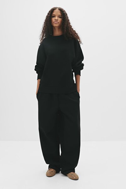 Pull & Bear Oversize dikişli sweatshirt