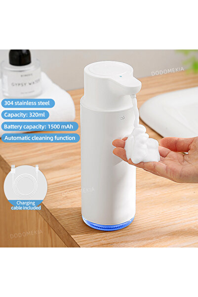 Choice X21-1 موزعات الصابون الأوتوماتيكية المصنوعة من الفولاذ المقاوم للصدأ القابلة لإعادة الشحن والمستشعر بدون لمس وغسالة الأيدي الذكية L