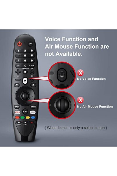Shopi NEW Universal Remote Control for Smart TV Magic Remote Replacement, with Buttons for Netflix Prime V