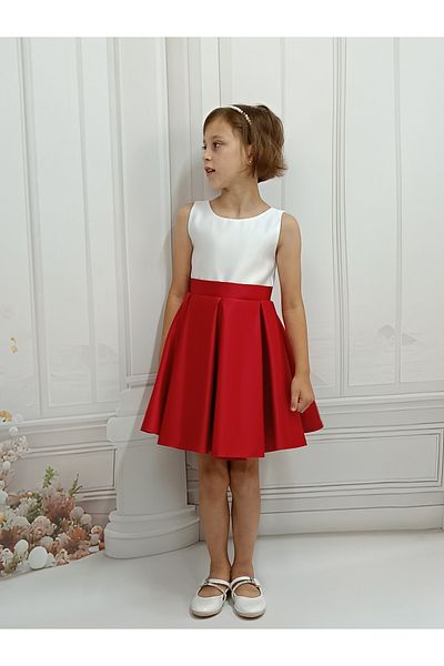 MadyaButik There Is a Model Red Pleated April 23, October 29, Graduation Dress